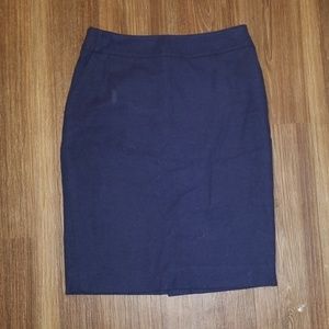 Blue Pencil Skirt